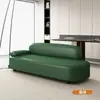 2026 Venta Caliente Estilo Crema Sofá Pequeño para Apartamento Recámara Chaise Longue Sofá Perezoso Respaldo Cuero Resistente a Arañazos de Gato Sofá de Belleza