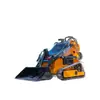 Exportado para o Brasil: Mini carregadeira de esteira multiuso, Mini empilhadeira 320T para manuseio de carga, Carregadeira para paisagismo