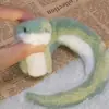 Muñeco de Peluche de Serpiente Pequeña, Serpiente Verde de Peluche Divertida para Perros, Moliendo Dientes, Resistente a Mordidas, Juguete Interactivo que Hace Sonido