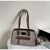 Diseño de Moda Bolso de Axila de Nicho para Mujer 2025 Nuevo Mochila Retro de Gran Capacidad Bolso de Hombro para Viajes