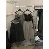 Imagina SAILORMOON Otoño Estilo Coreano Ajuste Relajado Diseño Plisado Suelto Corto Recto Pantalones Casuales 72063