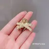 Pinza para el pelo de media coleta para mujer, pinza lateral pequeña y exquisita para flequillo, pinza de garra pequeña para flequillo, nuevo modelo 2024, pinza para la parte posterior de la cabeza, accesorio para el cabello