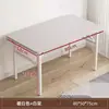 Mesa de computador dobrável para desktop, mesa de estudo, mesa de estudante para home office, mesa pequena retangular, simples para moradia alugada