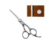 Tijeras para el aseo de mascotas Tijeras para cortar el pelo de perro Juego de tijeras de recorte negras desmontables de 7 pulgadas Tijeras curvas Tijeras para mascotas