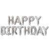 Set de globos de letras de cumpleaños en inglés de 16 pulgadas de tapa dura, decoración de cumpleaños para niños, diseño de escena, venta al por mayor de globos