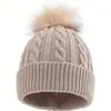 La nueva colección de otoño/invierno más vendida de Amazon: gorro de punto para niños con un pequeño patrón de trenza, perfecto para actividades al aire libre, proporcionando calidez y protección contra el viento