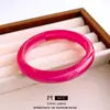 Pulsera de Acrílico con Gradiente Fino de Estilo Retro Simple y Diseño Único, Pulsera Versátil, Joyería de Moda y Personalizada para Mujeres