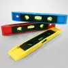 Régua de nível de 9 polegadas com bolha de nível horizontal mini portátil para casa e construção régua torpedo de medição de equilíbrio