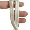 Cordones Planos de Algodón de 8 mm Versátiles Tenis Blancos y Negros con Puntera de Concha Cordones de Lona para Hombres y Mujeres Venta al por Mayor