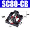 Sc Accesorios de Cilindro Estándar Placa de Montaje Soporte Fijo Base Oreja Sencilla Ca Doble Oreja Cb Placa de Brida Cuadrada Fa/Fb