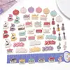 Aleación de Goteo de Aceite Accesorios para Instrumentos Musicales Piano Guitarra Llavero Pulsera Collar Colgante Hecho a Mano DIY