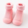 Ventas Directas de Fábrica Zapatos para Caminar de Bebé Modelos Otoño e Invierno con Forro de Felpa, Suela Gruesa Suave, Zapatos Ligeros para Bebés de 0 a 3 Años
