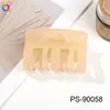 Pinza para el pelo de color gelatina Qiyue Ps de alta gama transparente tipo tiburón para mujer estilo coreano versátil dulce accesorio para el pelo al por mayor
