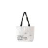 Sacola de papel DuPont personalizada ambiental resistente a rasgos lavável sacola de papel kraft impressão de logotipo moda vintage portátil sacola de compras