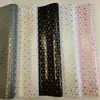 Papel de Regalo Papel de Envoltura Papel de Regalo Estampado en Oro Forma de Diamante Decoración Festiva Papel de Envoltura Colorido 50*70cm Papel de Envoltura de Ramo Fabricante