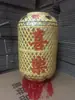 Adereços de Fotografia Lanternas de Bambu Tecidas Estilo Chinês Estilo Antigo Lanternas de Papel de Óleo Estilo Antigo Lanterna de Personagem de Alegria de Casamento Z Lanternas de Papel Feitas Sob Medida