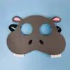 Máscaras de Tela No Tejida de Fieltro para Jardín de Infancia Transfronterizo Estilo Animal Creativo Máscaras Oculares Decorativas Navideñas y de Halloween para Niños