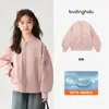 Ropa de Otoño Pudding Haru para Niñas, Ropa Infantil, Nueva Chaqueta Impermeable de Béisbol para Niños Otoño 2026