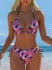 Bikini Sexy de Dos Piezas Transfronterizo Europeo y Americano Nuevo de Verano 2027 Traje de Baño de Moda para Mujer Ropa de Baño para Vacaciones en la Playa Mujer