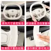 Adecuado para 6 Cubiertas de Volante Nio Es8, Modificación Interior Antideslizante Accesorios para Coche, Mango Universal de Cuero Nappa para Todas las Estaciones