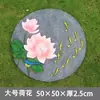 Pedras de Passagem que Brilham no Escuro para Jardins Externos, Pedras de Passagem para Jardim, Pedras de Passagem para Jardim, Ladrilhos para Horta, Pedras Azuis para Pavimentação