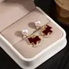 Agulha de Prata Pônei Pérola Estilo Vintage Jovem Luxo de Alto Padrão Festivo Moda Fresca Doce Brincos para Mulheres