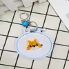 Llavero pequeño para niños hebilla de mochila bolsa material bolsa material para punto de cruz gatito zorro pequeño