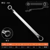 YATO Llave Flor de Ciruelo Doble Cabeza de Cuello Alto Torx Herramienta de Tablero Llave CRV Llave de Doble Propósito 5.5x7