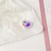 Chen Ming Acrílico Transparente Dos Colores Coloridos Agujero Recto Cuentas de Corazón Cuentas Sueltas Material para Accesorios de Cabello DIY para Niños