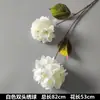 Boda Estilo Bosque Blanco Nueva Decoración de Boda Flores de Seda Artificiales Arreglo Floral de Rosas Blancas Decoración de Pared de Fondo
