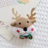 Accesorios de Navidad DIY Accesorios Accesorios para Muñecos de Peluche Cabeza de Muñeca Mickey Mouse Decoración de Reno Pecho Ropa Bolsa Decoración Colgante