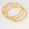 Pulsera de Acero Inoxidable Adecuada Moda Entrada Lujo Redonda Irregular Dorada Pulsera para Mujer Alta Calidad Pulsera sin Decoloración