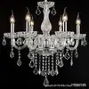 Candelabro de cristal estilo europeo, lámpara elegante para sala de estar de villa, lámpara lujosa para comedor, lámpara para salón de hotel de edificio dúplex, salón de bodas