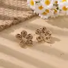 Brincos de Ráfia Flor de Concha Estilo Férias de Primavera e Verão, Brincos Exagerados Tecidos Artesanais de Nicho para Fotografia de Viagem