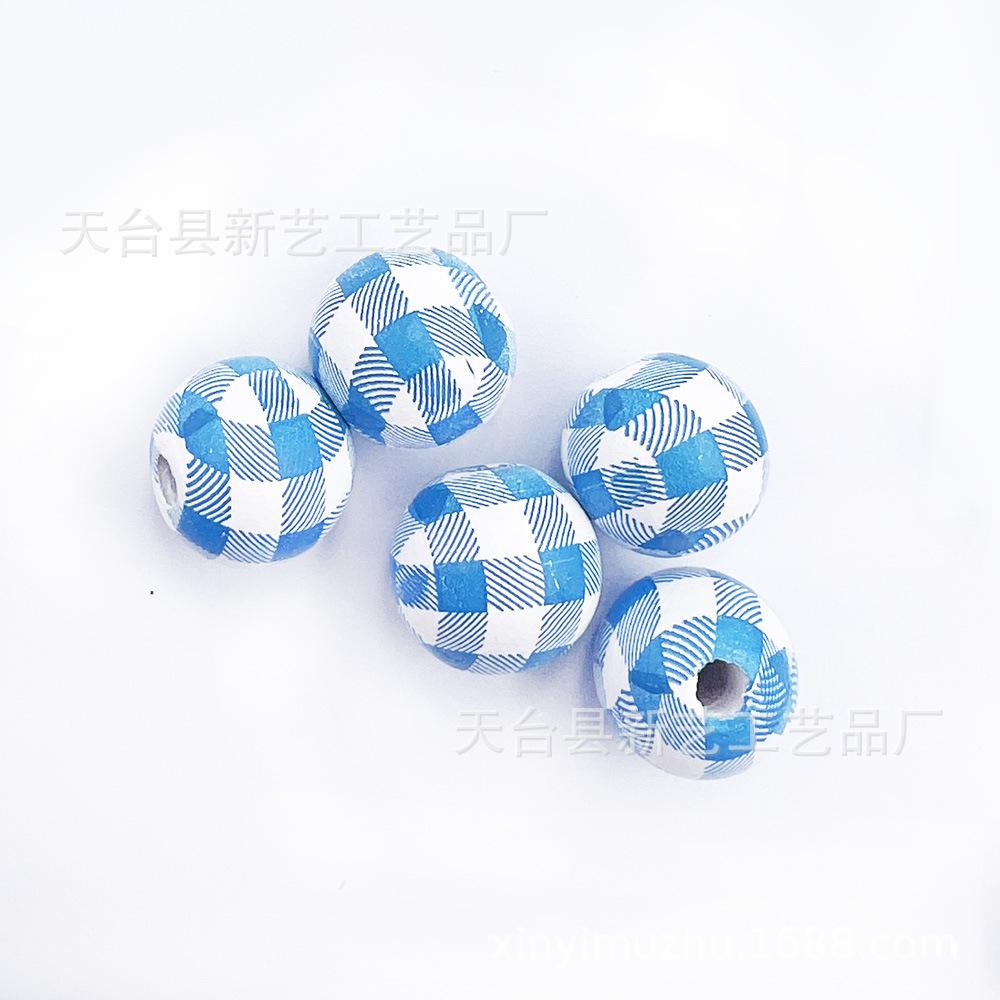 白底蓝色格子