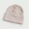 Gorro Postparto Estilo Coreano, Color Sólido, Estilo Europeo y Americano, Gorro de Punto Cálido para Otoño e Invierno, A Prueba de Frío, A Prueba de Viento, Gorro con Puño Personalizado, Venta al por Mayor