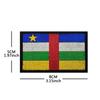 Bolsa exterior con bordado de gancho y bucle de bandera nacional africana transfronteriza con parche de tela de bordado de sello en stock