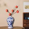 Vasos de Cerâmica de Jingdezhen Enfeites Sala de Estar Acessórios para Casa Antigo Chinês Decorativo Vaso para Flores Secas Cachepô Enfeites