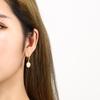 Pendientes de jaspe de plata esterlina S925 para mujer, elegantes y de moda, de alta calidad, con gancho para la oreja de jade Hetian.