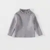 Mono Ligero de Plumón Estilo Coreano 3D Conejito Lindo Bebé 2026 Nuevo Estilo Otoño/Invierno para Niñas con Lindo Estampado Floral y Pantalones Cálidos de Plumón