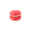 Chaveiro Clicker de Macaron Impresso em 3D Brinquedo para Alívio do Estresse, Disponível em Várias Cores, Pingente de Pressão de Bolo Macaron