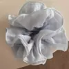 Scrunchie com vibe feminina, elástico de cabelo coreano fofo, acessório de cabelo estilo preguiçoso oversized, faixa de cabelo para coque