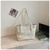Bolso Cruzado Casual de Gama Alta para Mujer, Nuevo Estilo Primavera y Verano 2026, Bolso Tote Versátil de Gran Capacidad, Bolso para Estudiante Universitario y Viajero