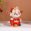 Figura del Dios de la Fortuna que trae Riqueza, Figura Creativa del Dios de la Fortuna con Cabeza Móvil de Resina, Producto Cultural y Creativo para Zonas Escénicas, Directo de Fábrica