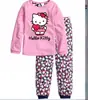 Ropa Nueva de Manga Larga para Niñas y Bebés Oruga Colorida de Dibujos Animados Conjunto de Ropa para el Hogar Pijama K240