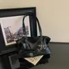 Bolsa Feminina Nova Tendência Retro Outono 2026 Shuai Mijia, Bolsa de Ombro Melard, Bolsa Tote Grande Capacidade para o Dia a Dia