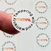 Etiqueta adhesiva con código QR de color personalizado, logotipo, etiqueta frágil, diseño de impresión adhesiva transparente personalizada, etiqueta publicitaria