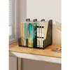 Prateleira de Armazenamento para Classificação de Assuntos Porta-livros de Mesa Estante em Camadas Porta-arquivos de Mesa para Estudante Prateleira de Armazenamento de Livros Uso Doméstico
