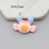Accesorios DIY serie estilo océano resina cangrejo pantuflas delfín hueso de pez ancla botella a la deriva colgante