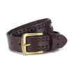 Cinturón moda hombre cinturón de hombre pu tejido a mano hebilla de aguja cinturón de hombre personalidad combinable cinturón casual fábrica